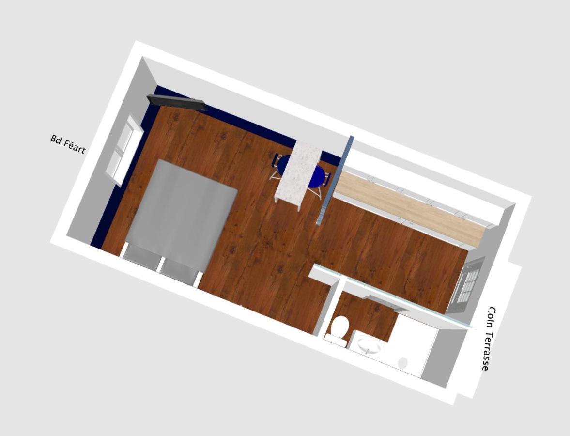 Homard & Fox, Le Feart, Studio Avec Coin Terrasse & Barbecue Dinard Exteriör bild